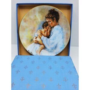 vintage 1975 laura and child ch field haviland limoges france decorative plate